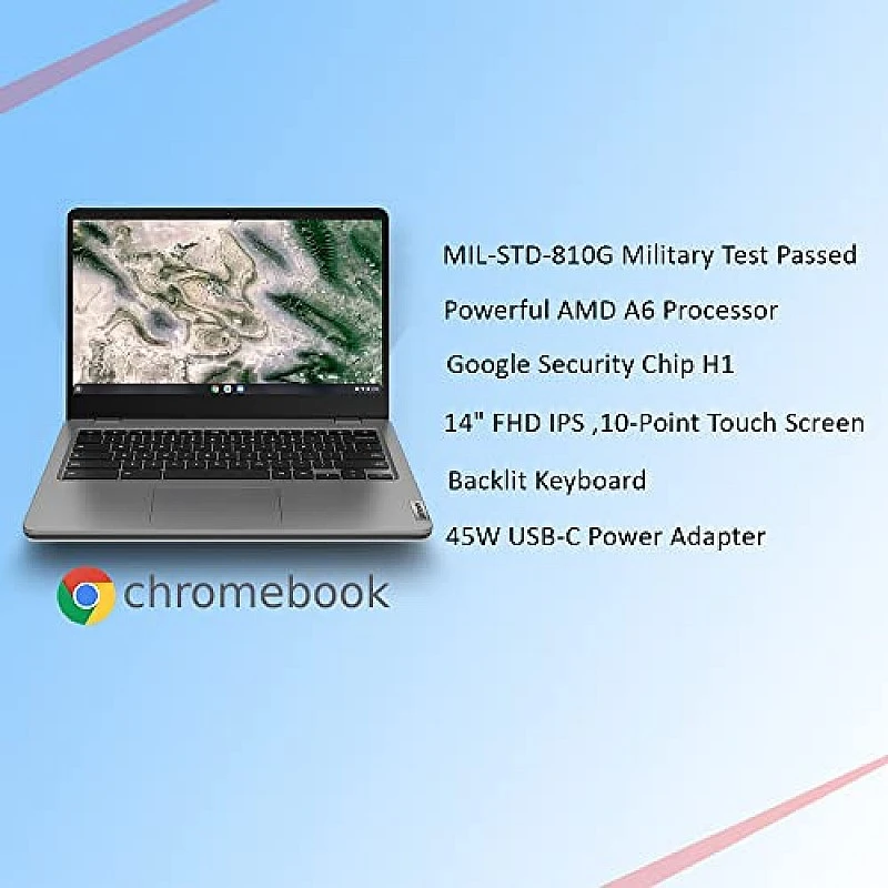 Lenovo Chromebook 14e 14.0" FHD TouchScreen Business Laptop 8GB DDR4 RAM/32GB Storage Up to 10 Hours Battery Life (Mineral Grey) 81MH0037HA Lenovo Chromebook 14e 14.0" FHD TouchScreen Business Laptop 8GB DDR4 RAM/32GB Storage Up to 10 Hours Battery Life (Mineral Grey) 81MH0037HA
