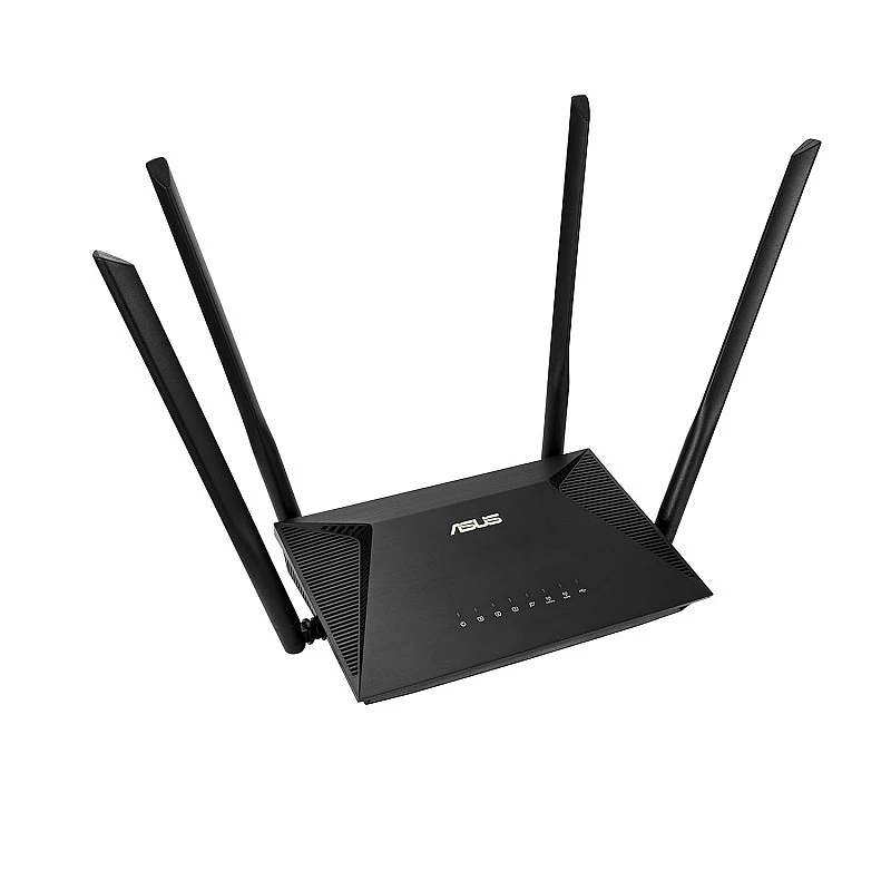 ASUS RT-AX53U (AX1800) Dual Band WiFi 6 Extendable Router Black ASUS RT-AX53U (AX1800) Dual Band WiFi 6 Extendable Router Black