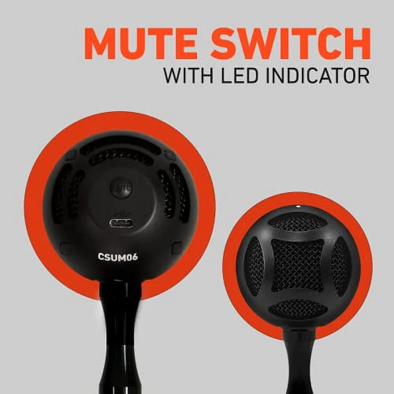 JBL Commercial CSUM06 Mini USB Unidirectional Microphone for Content Creation, Conference Calls, Presentations & Online Classes (Black) JBL Commercial CSUM06 Mini USB Unidirectional Microphone for Content Creation, Conference Calls, Presentations & Online Classes (Black)