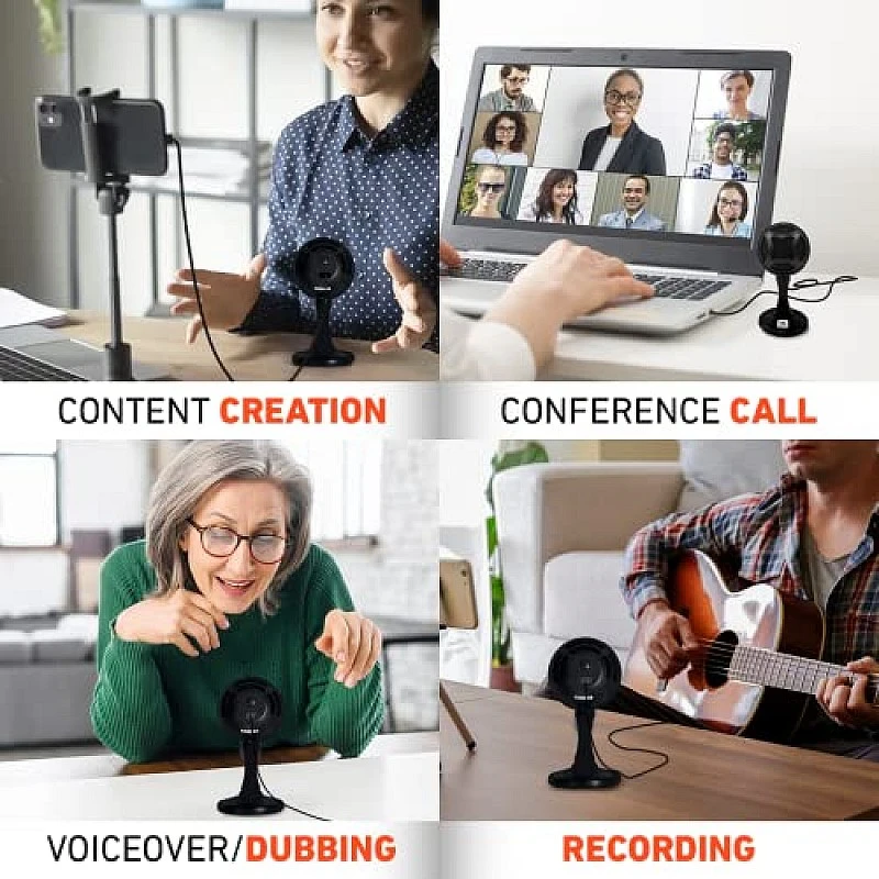 JBL Commercial CSUM06 Mini USB Unidirectional Microphone for Content Creation, Conference Calls, Presentations & Online Classes (Black) JBL Commercial CSUM06 Mini USB Unidirectional Microphone for Content Creation, Conference Calls, Presentations & Online Classes (Black)
