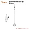 Tukzer 5-Replacement Tip Compatible with Tukzer Stylus Pen for iPad Palm Rejection, 2nd Gen Tukzer 5-Replacement Tip Compatible with Tukzer Stylus Pen for iPad Palm Rejection, 2nd Gen