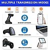LENVII CW200 Bluetooth & Wireless 2D Barcode Scanner Handheld QR Code Scanner USB Wired 1D Barcode Reader 3 in 1 LENVII CW200 Bluetooth & Wireless 2D Barcode Scanner Handheld QR Code Scanner USB Wired 1D Barcode Reader 3 in 1