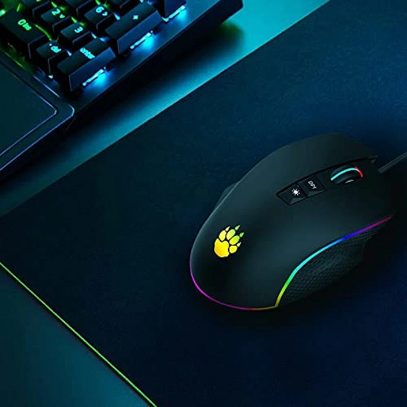 CLAW Chuff Wired Gaming Mouse, 6400 DPI with 7 Programmable Buttons via Customization Software CLAW Chuff Wired Gaming Mouse, 6400 DPI with 7 Programmable Buttons via Customization Software