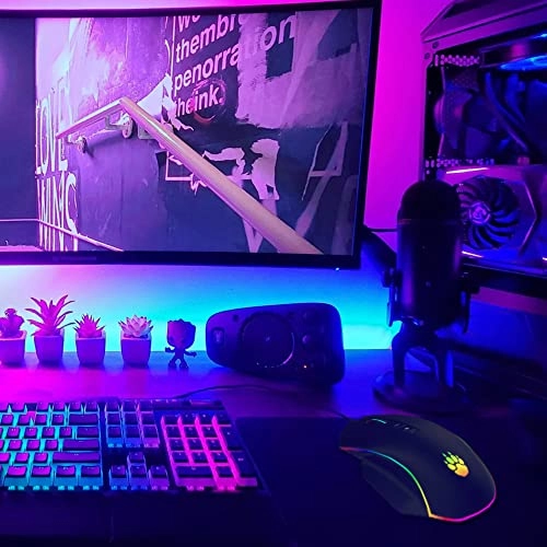 CLAW Chuff Wired Gaming Mouse, 6400 DPI with 7 Programmable Buttons via Customization Software