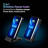 Spigen 3in1 10000mAh Wireless Charging Power Bank with USB-A USB-C 20W Fast Charging, Included USB-A to USB-C Cable, - Black Spigen 3in1 10000mAh Wireless Charging Power Bank with USB-A USB-C 20W Fast Charging, Included USB-A to USB-C Cable, - Black