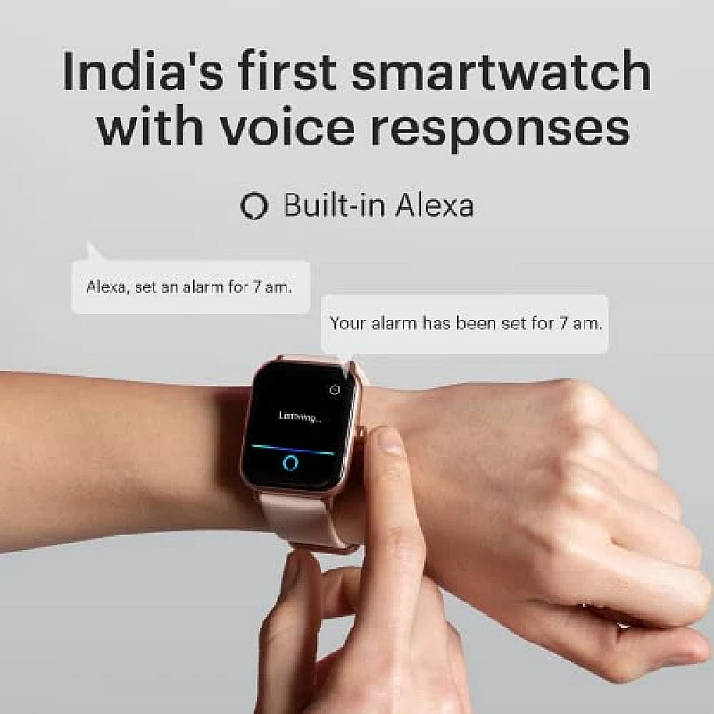 Noise ColorFit Pro 3 Alpha Bluetooth Calling Smart Watch with Alexa Built-in, Fast Charging, (Jet Black) Noise ColorFit Pro 3 Alpha Bluetooth Calling Smart Watch with Alexa Built-in, Fast Charging, (Jet Black)