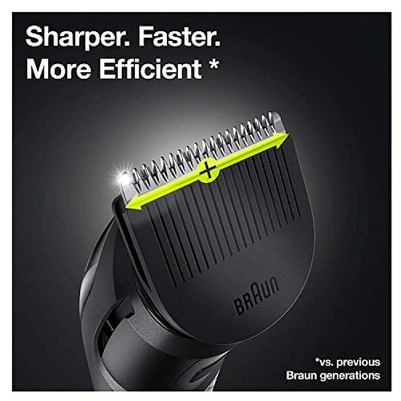 Braun MGK3321, 6-in-1 Beard Trimmer for Men from Gillette, All-in-One Tool, 5 attachments (Black Vibrant Green) Braun MGK3321, 6-in-1 Beard Trimmer for Men from Gillette, All-in-One Tool, 5 attachments (Black Vibrant Green)