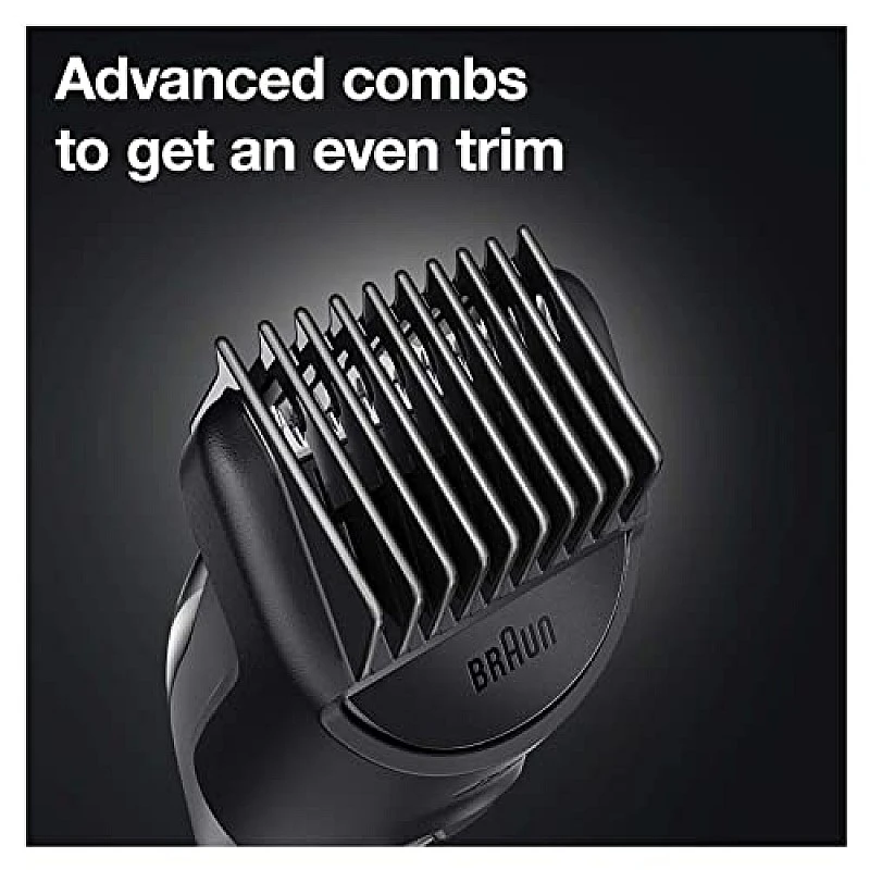 Braun MGK3321, 6-in-1 Beard Trimmer for Men from Gillette, All-in-One Tool, 5 attachments (Black Vibrant Green) Braun MGK3321, 6-in-1 Beard Trimmer for Men from Gillette, All-in-One Tool, 5 attachments (Black Vibrant Green)