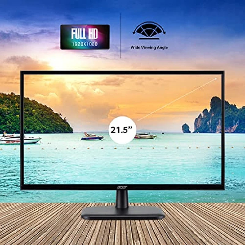Acer EK240YC 23.8 Inch (60.4cm) Full HD (1920x1080) Pixels VA Panel LCD Monitor with LED Back Light 250 Nits Acer EK240YC 23.8 Inch (60.4cm) Full HD (1920x1080) Pixels VA Panel LCD Monitor with LED Back Light 250 Nits