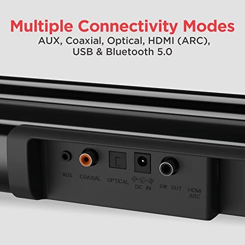 boAt Aavante Bar 1400 Bluetooth Soundbar with 120W RMS Signature Sound, 2.1 Channel, (Premium Black) boAt Aavante Bar 1400 Bluetooth Soundbar with 120W RMS Signature Sound, 2.1 Channel, (Premium Black)