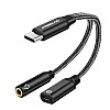 Kinsound USB C to 3.5 mm Jack Audio Adapter, Type C to 3.5mm Jack Audio Connector & PD Fast Charging Kinsound USB C to 3.5 mm Jack Audio Adapter, Type C to 3.5mm Jack Audio Connector & PD Fast Charging