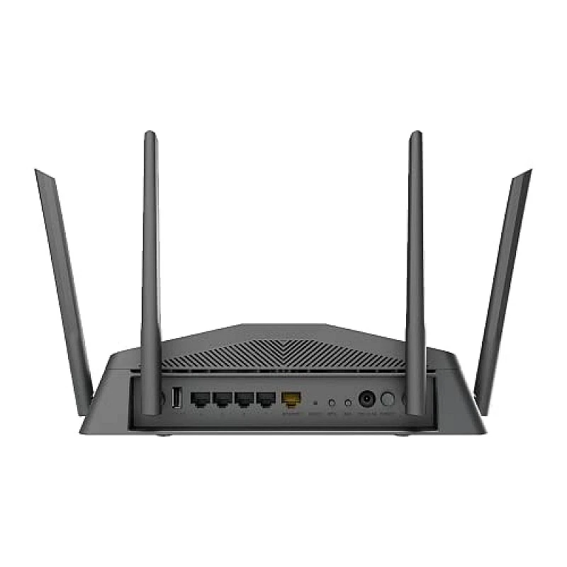 D-Link DIR-2640, AC 2600 Mbps MU-MIMO Dual Band High Power WiFi Router, 5 Gigabit Port, 4 External Antenna Black D-Link DIR-2640, AC 2600 Mbps MU-MIMO Dual Band High Power WiFi Router, 5 Gigabit Port, 4 External Antenna Black