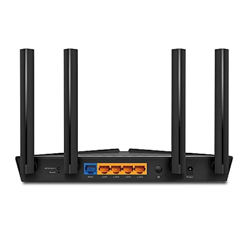 TP-Link Next-Gen Wi-Fi 6 AX3000 Mbps Gigabit Dual Band Smart Wireless Router, OneMesh Supported (Archer AX53), Black TP-Link Next-Gen Wi-Fi 6 AX3000 Mbps Gigabit Dual Band Smart Wireless Router, OneMesh Supported (Archer AX53), Black