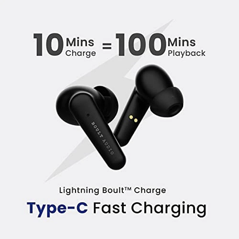 Boult Audio Airbass Fx1 Bluetooth Truly Wireless in Ear Earbuds with Mic (Black) Boult Audio Airbass Fx1 Bluetooth Truly Wireless in Ear Earbuds with Mic (Black)