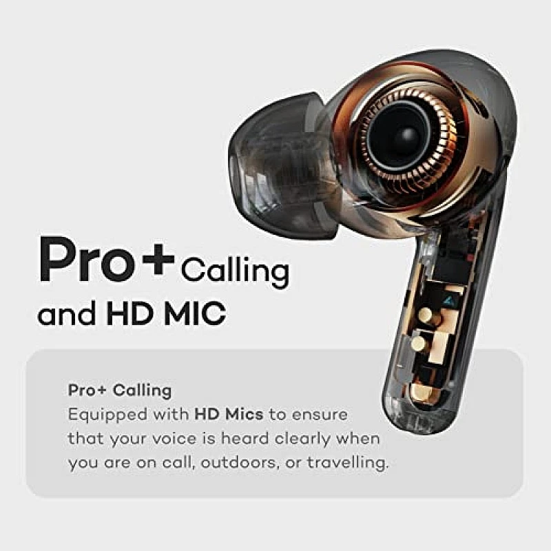 Boult Audio Airbass Propods X Bluetooth Truly Wireless in Ear Earbuds with Mic (Black) Boult Audio Airbass Propods X Bluetooth Truly Wireless in Ear Earbuds with Mic (Black)