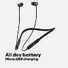 GOVO GOKIXX 410 Bluetooth Wireless Neckband in Ear Earphone - 8H Battery (Platinum Black) GOVO GOKIXX 410 Bluetooth Wireless Neckband in Ear Earphone - 8H Battery (Platinum Black)