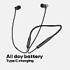 GOVO GOKIXX 900 Bluetooth Wireless Neckband in Ear Earphones with Mic, 12H Playtime Platinum Black GOVO GOKIXX 900 Bluetooth Wireless Neckband in Ear Earphones with Mic, 12H Playtime Platinum Black