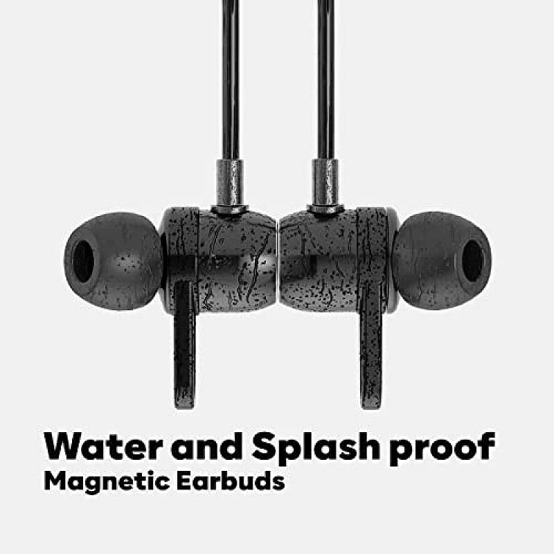 GOVO GOKIXX 421 Bluetooth Wireless Neckband in Ear Earphone with Mic (Platinum Black) GOVO GOKIXX 421 Bluetooth Wireless Neckband in Ear Earphone with Mic (Platinum Black)