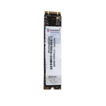 Consistent 128GB M.2 SATA 2280, with 520MB/s Read Speed, PCIe Gen 3.0, 5 Years Warranty (CTM2S128S6)