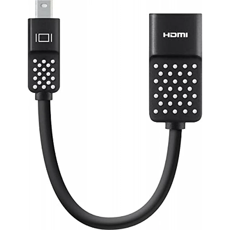 Belkin Mini Display Port to HDMI Adapter 4K Compatible with Laptop - Black Belkin Mini Display Port to HDMI Adapter 4K Compatible with Laptop - Black