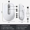 Logitech MX Anywhere 3 Compact Performance Mouse Wireless, 4000DPI Sensor, USB-C, Bluetooth,- Graphite