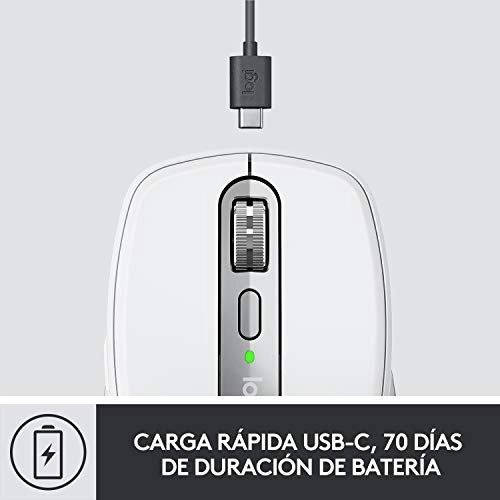 Logitech MX Anywhere 3 Compact Performance Mouse Wireless, 4000DPI Sensor, USB-C, Bluetooth,- Graphite
