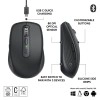 Logitech MX Anywhere 3 Compact Performance Mouse Wireless, 4000DPI Sensor, USB-C, Bluetooth,- Graphite
