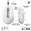 Logitech MX Anywhere 3 Compact Performance Mouse Wireless, 4000DPI Sensor, USB-C, Bluetooth,- Graphite