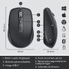 Logitech MX Anywhere 3 Compact Performance Mouse Wireless, 4000DPI Sensor, USB-C, Bluetooth,- Graphite