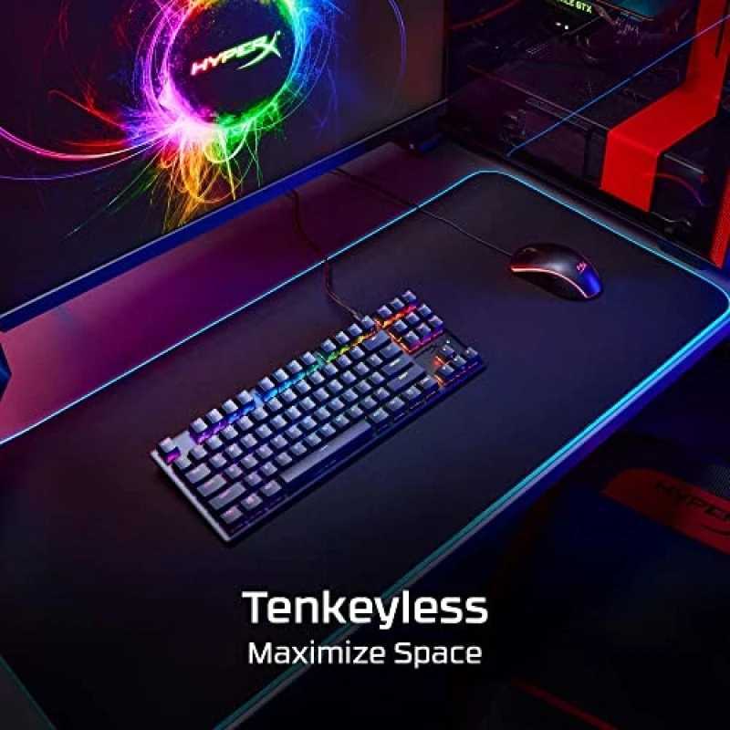 HyperX Alloy Origins 65 Mechanical Gaming Keyboard Aqua Switch Black HyperX Alloy Origins 65 Mechanical Gaming Keyboard Aqua Switch Black