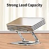Dyazo Solid Height and Angle Adjustable Tabletop Laptop Stand 11 (27cm)-15.6 inches (39.6cm, Silver) Dyazo Solid Height and Angle Adjustable Tabletop Laptop Stand 11 (27cm)-15.6 inches (39.6cm, Silver)