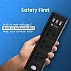 Portronics Power Plate 6 with 4 USB Port + 5 Power Sockets Extension Board, 2500W Power Converter, Cord Length 3Mtr (Black) Portronics Power Plate 6 with 4 USB Port + 5 Power Sockets Extension Board, 2500W Power Converter, Cord Length 3Mtr (Black)