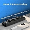 Portronics Power Plate 6 with 4 USB Port + 5 Power Sockets Extension Board, 2500W Power Converter, Cord Length 3Mtr (Black) Portronics Power Plate 6 with 4 USB Port + 5 Power Sockets Extension Board, 2500W Power Converter, Cord Length 3Mtr (Black)