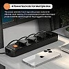 Portronics Power Plate 6 with 4 USB Port + 5 Power Sockets Extension Board, 2500W Power Converter, Cord Length 3Mtr (Black) Portronics Power Plate 6 with 4 USB Port + 5 Power Sockets Extension Board, 2500W Power Converter, Cord Length 3Mtr (Black)