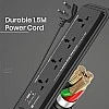 Portronics Power Plate 6 with 4 USB Port + 5 Power Sockets Extension Board, 2500W Power Converter, Cord Length 3Mtr (Black) Portronics Power Plate 6 with 4 USB Port + 5 Power Sockets Extension Board, 2500W Power Converter, Cord Length 3Mtr (Black)