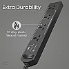 Portronics Power Plate 6 with 4 USB Port + 5 Power Sockets Extension Board, 2500W Power Converter, Cord Length 3Mtr (Black) Portronics Power Plate 6 with 4 USB Port + 5 Power Sockets Extension Board, 2500W Power Converter, Cord Length 3Mtr (Black)