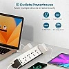 Portronics Power Plate 6 with 4 USB Port + 5 Power Sockets Extension Board, 2500W Power Converter, Cord Length 3Mtr (Black) Portronics Power Plate 6 with 4 USB Port + 5 Power Sockets Extension Board, 2500W Power Converter, Cord Length 3Mtr (Black)