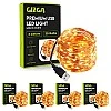 GIZGA essentials Copper LED Fairy String Lights with USB, High Brightness Party Light, 3 Meter, Warm White, Pack of 5 GIZGA essentials Copper LED Fairy String Lights with USB, High Brightness Party Light, 3 Meter, Warm White, Pack of 5
