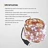 GIZGA essentials Copper LED Fairy String Lights with USB, High Brightness Party Light, 3 Meter, Warm White, Pack of 5 GIZGA essentials Copper LED Fairy String Lights with USB, High Brightness Party Light, 3 Meter, Warm White, Pack of 5