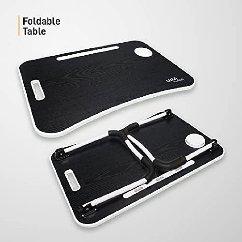 Gizga Essentials Stylish Multi-Purpose Portable Laptop Tabel Ergonomic Black Gizga Essentials Stylish Multi-Purpose Portable Laptop Tabel Ergonomic Black