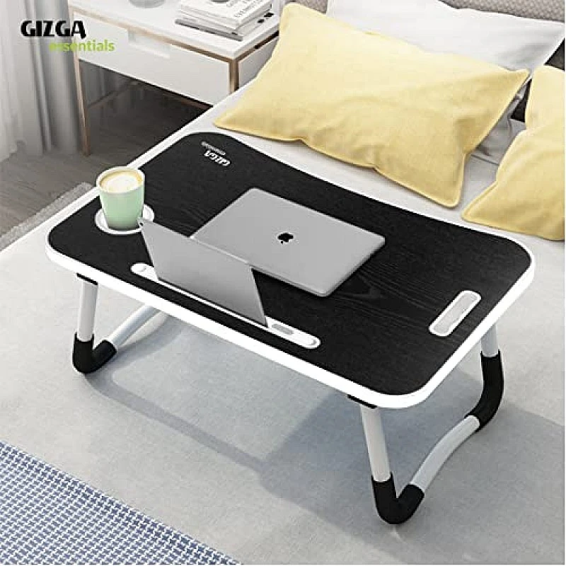 Gizga Essentials Stylish Multi-Purpose Portable Laptop Tabel Ergonomic Black Gizga Essentials Stylish Multi-Purpose Portable Laptop Tabel Ergonomic Black