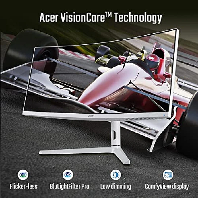 Acer XZ306CX 29.5 Inch (74.93 Cm) Ultrawide 21:9 1500R Curve 2560 X 1080 Pixels LCD Monitor White Acer XZ306CX 29.5 Inch (74.93 Cm) Ultrawide 21:9 1500R Curve 2560 X 1080 Pixels LCD Monitor White