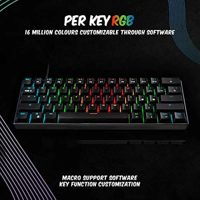 Cosmic Byte CB-GK-21 Themis 61 Key Mechanical Per Key RGB Gaming Keyboard Black Cosmic Byte CB-GK-21 Themis 61 Key Mechanical Per Key RGB Gaming Keyboard Black
