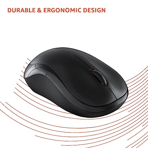 Amazon Basics Wireless Keyboard and Mouse Combo for Windows, 2.4 GHz Wireless, Spill-Resistant Design, 8 Multimedia (Black) Amazon Basics Wireless Keyboard and Mouse Combo for Windows, 2.4 GHz Wireless, Spill-Resistant Design, 8 Multimedia (Black)