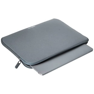 AmazonBasics Laptop Bag Sleeve Case Cover Pouch for 15-inches, 15.6-inches Laptop for Men and Women (Grey)