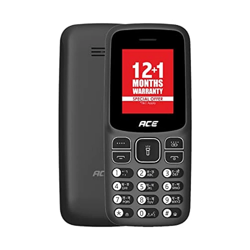 Itel Ace 2 with a 1.8-inch Display Size 1000 mAh Battery, Bluetooth Deep Blue Itel Ace 2 with a 1.8-inch Display Size 1000 mAh Battery, Bluetooth Deep Blue
