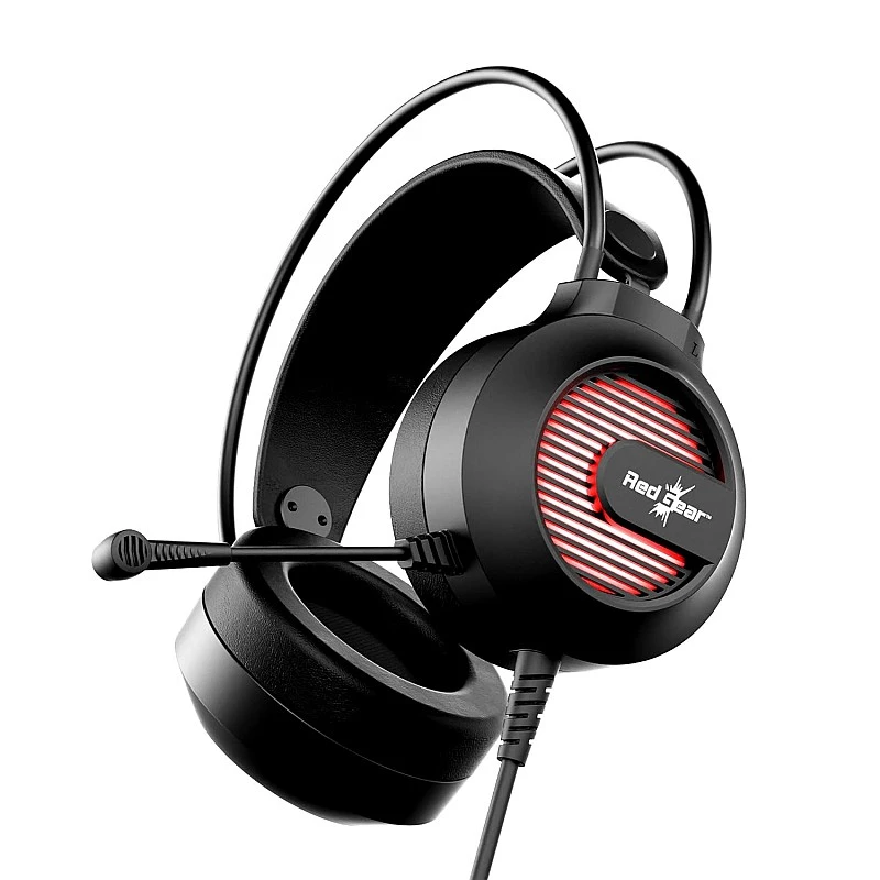 Redgear Shadow Helm Gaming Wired Over Ear Headset with Mic with 50Mm Drivers, Superior Fit, Vox Technology and Multi-Purpose Audio Jack (Black) Redgear Shadow Helm Gaming Wired Over Ear Headset with Mic with 50Mm Drivers, Superior Fit, Vox Technology and Multi-Purpose Audio Jack (Black)