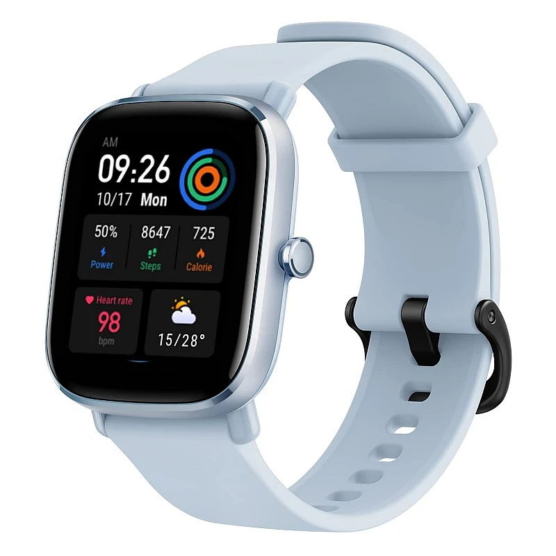 Amazfit GTS2 Mini (New Version) Smart Watch with Always-on AMOLED Display, Alexa Built-in (Breeze Blue) Amazfit GTS2 Mini (New Version) Smart Watch with Always-on AMOLED Display, Alexa Built-in (Breeze Blue)
