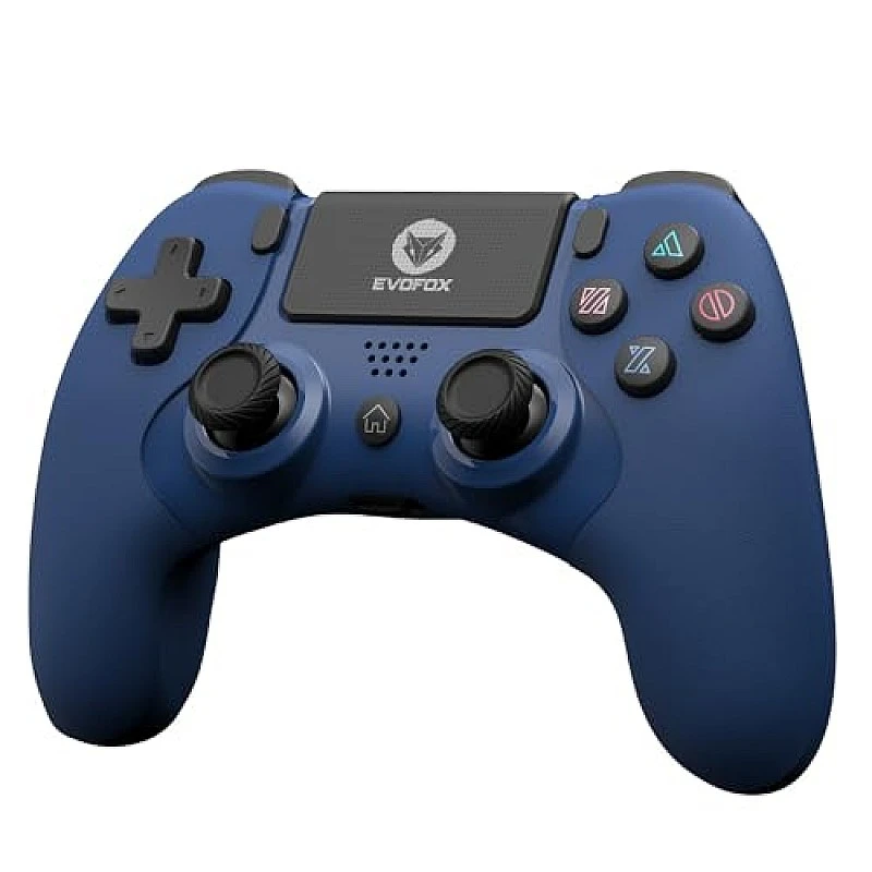 EvoFox Elite Play Wireless Controller for PS4, iPad Bluetooth 5 Blue EvoFox Elite Play Wireless Controller for PS4, iPad Bluetooth 5 Blue