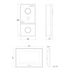 HIKVISION Analog Video Door Phone/Bell with 7 TFT LCD Screen Wired